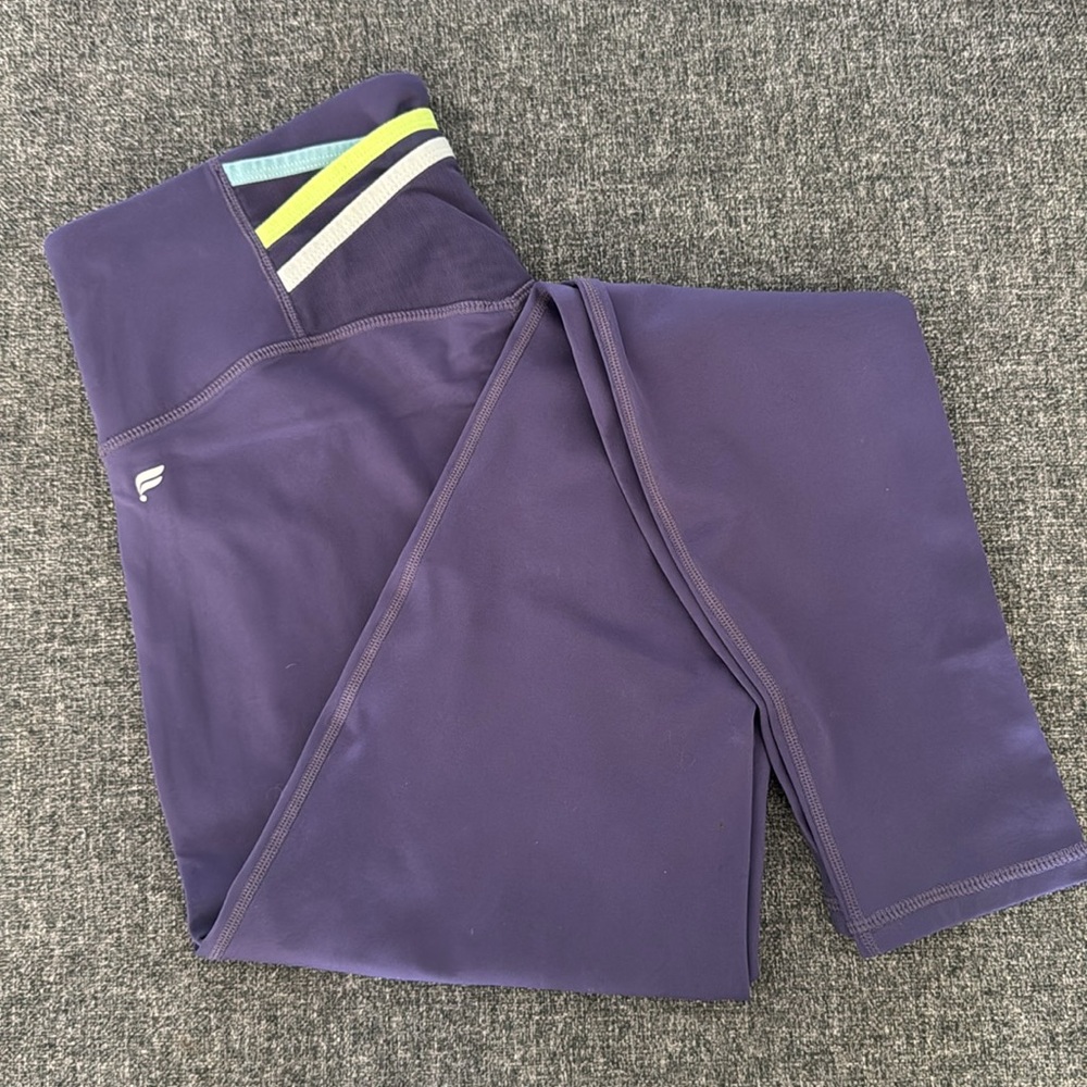 Fabletics Indigo Motion365 Trinity High-Waisted Pocket Legging